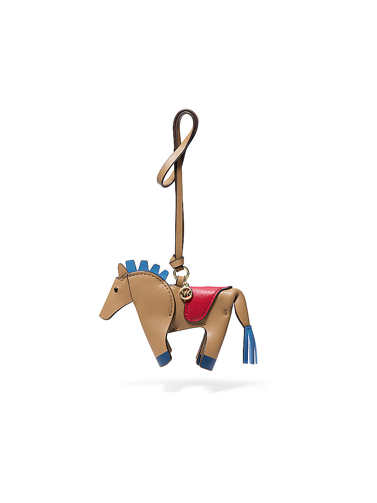 MICHAEL KORS Taschenanhänger HORSE CHARM hellbraun damen